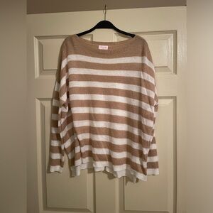 Pink Lily Stripped Sweater